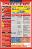 NMC SPPST002 First Aid Guide Spanish Poster, PAPER, 24