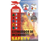 NMC SPPST003 Fire Extinguisher Safety Spanish Poster, PAPER, 24