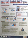 NMC SPPST004 Cpr Guidelines Spanish Poster, PAPER, 18
