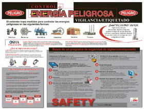 NMC SPPST006 Hazardous Energy Poster, Poster Paper, 18" x 24"