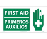 NMC SPSA119 First Aid Sign - Bilingual