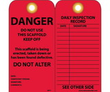 NMC SPT1 Danger Do Not Use This Scaffold Tag
