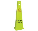 NMC TFS303 Work Area Trivu 3-Sided Safety Cone, PLASTIC, 40
