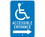 NMC TM151 Accessible Entrance Sign, Heavy Duty Aluminum, 18" x 12", Price/each
