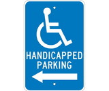NMC TM152 Handicapped Parking Sign, Heavy Duty Aluminum, 18