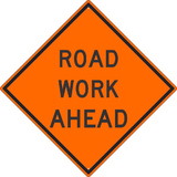 NMC TM229 Road Work Ahead Sign, Heavy Duty Aluminum, 30