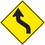 NMC TM245 Lane Shift Arrow Right Sign, Heavy Duty Aluminum, 30" x 30", Price/each