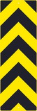 NMC TM268 Center Stripe Yellow Object Marker Sign, Heavy Duty Aluminum, 12