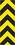NMC TM268 Center Stripe Yellow Object Marker Sign, Heavy Duty Aluminum, 12" x 36", Price/each