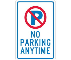 NMC TM33 No Parking Anytime Sign