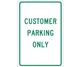 NMC TM51 Customer Parking Only Sign