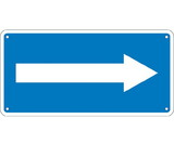 NMC TMA5 Van Accessible Right Arrow Ada Sign
