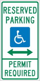 NMC TMS311 State Handicapped Parking Delaware Sign