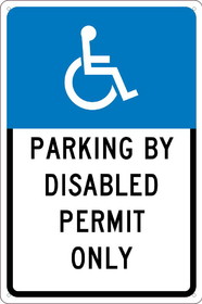 NMC TMS312 State Handicapped Parking Florida Sign