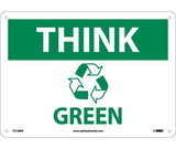NMC TS138 Think Green Sign