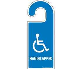 NMC VHT1 Vehicle Hang Tag Handicapped Tag, Rigid Plastic, 8.25" x 3.25"