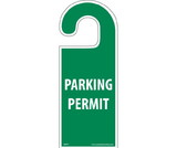 NMC VHT4 Vehicle Hang Tag Parking Permit Tag, Rigid Plastic, 8.25