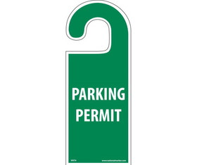 NMC VHT4 Vehicle Hang Tag Parking Permit Tag, Rigid Plastic, 8.25" x 3.25"