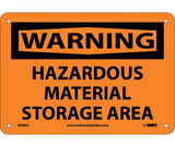 NMC W285 Warning Hazardous Material Storage Area Sign
