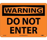 NMC W417 Warning Do Not Enter Sign