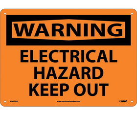 NMC W422 Warning Electrical Hazard Keep Out Sign