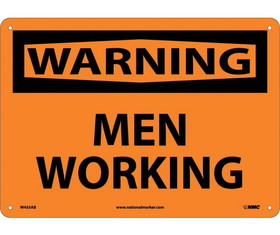 NMC W455 Warning Men Working Sign