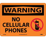 NMC W456 Warning No Cellular Phones Sign