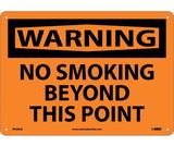 NMC W458 Warning No Smoking Beyond This Point