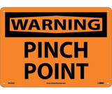 NMC W459 Warning Pinch Point Sign