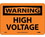 NMC 7" X 10" Vinyl Safety Identification Sign, High Voltage, Price/each