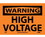 NMC 7" X 10" Vinyl Safety Identification Sign, High Voltage, Price/each