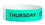 NMC .75" X 10" Safety Wristband, Covid-19 Pre-Screened Wristband, Thurs, Price/1000/ package