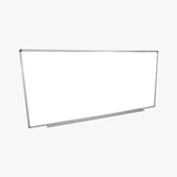 NMC WB4 96X40 Wall-Mount Magnetic White Board, OTHER, 40