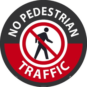 NMC WF12 No Pedestrian Traffic, SPORTWALK, 36" x 36"