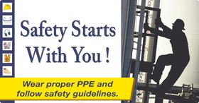 NMC WF14 Safety Starts With You Wear Proper Ppe And Follow Safety Guidelines