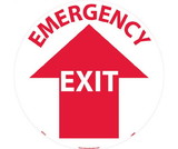 NMC WFS25 Emergency Exit Walk On Floor Sign, Walk-On (Textured), 17