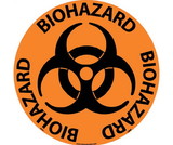 NMC WFS2 Biohazard Walk On Floor Sign, Walk-On (Textured), 17
