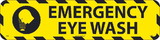 NMC WFS48 Emergency Eye Wash Walk On Sign, Walk-On (Textured), 6