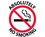 NMC WFS4 Absolutely No Smoking Walk On Floor Sign, Walk-On (Textured), 17" x 17", Price/each