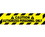NMC WFS621 Caution Authorized Personnel Only Floor Sign, Walk-On (Textured), 6" x 24", Price/each