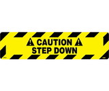 NMC WFS627 Caution Step Down Anti-Slip Cleat, Walk-On (Textured), 6