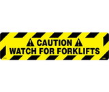 NMC WFS629 Caution Watch For Forklifts Anti-Slip Cleat, Walk-On (Textured), 6