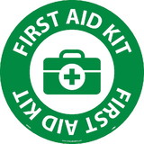 NMC WFS68 First Aid Kit Walk On Sign, Walk-On (Textured), 17