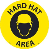 NMC WFS69 Hard Hat Area Walk On Sign, Walk-On (Textured), 17
