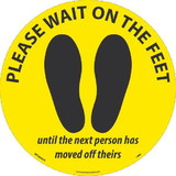 NMC WFS86YE Please Wait On The Feet, Blk/Yellow