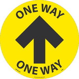 NMC WFS87YE One Way Arrow, Black/Yellow