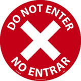 NMC WFS88SP Do Not Enter, Eng/Span