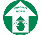 NMC WFS8 Emergency Shower Walk On Floor Sign, Walk-On (Textured), 17
