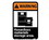 NMC 7" X 10" Vinyl Safety Identification Sign, Hazardous Materials Storage Area, Price/each