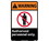 NMC 10" X 14" Vinyl Safety Identification Sign, Authorized Personnel Only, Price/each